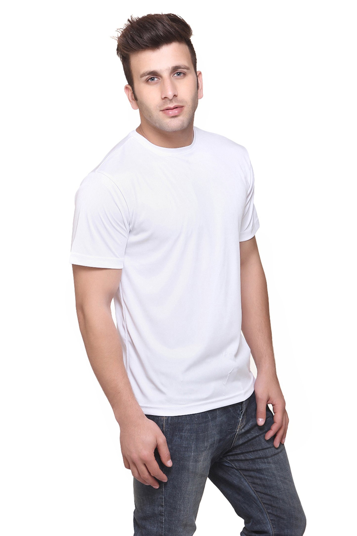 Ketex Round Neck Men's Polyester Blend Dri Fit T-Shirts (Pack of 3)